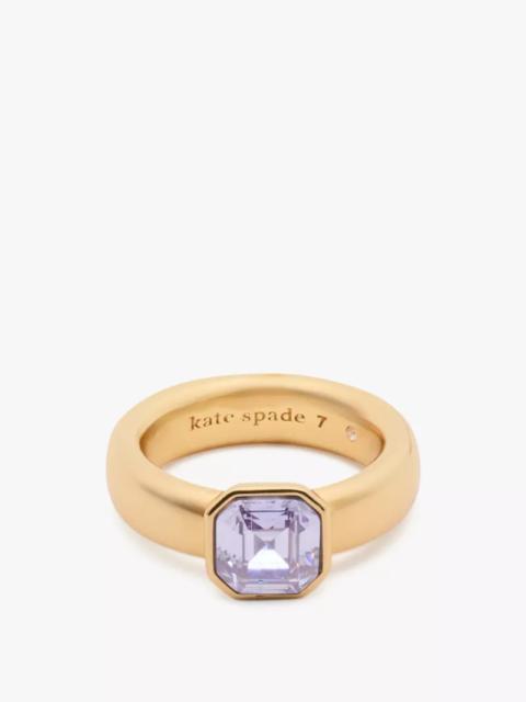 kate spade Keep Sparkling Asscher Ring