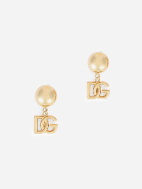 Dolce & Gabbana Clip-on earrings with DG logo