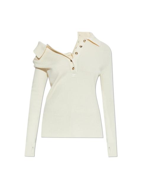 courrèges RIBBED SWEATER