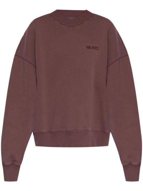 THE ATTICO logo-embroidered sweatshirt