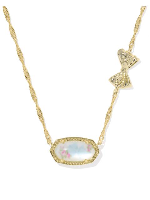 KENDRA SCOTT Kendra Scott x LoveShackFancy Bow Gold Elisa Necklace