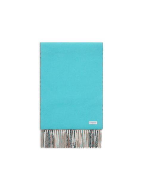 Burberry gradient Check cashmere scarf