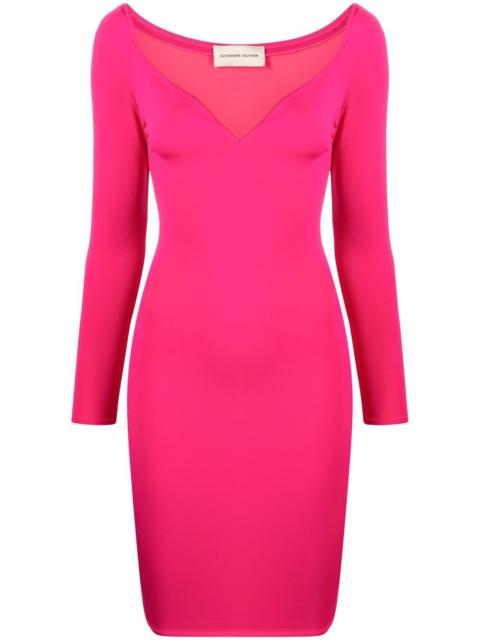 ALEXANDRE VAUTHIER plunging V-neck midi dress