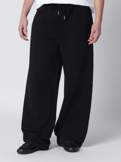 AMI Paris Black Ami de Coeur jogging trousers