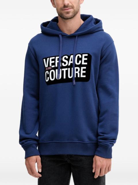 VERSACE JEANS COUTURE logo-detailed hoodie