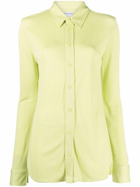Bottega Veneta classic-collar crepe shirt
