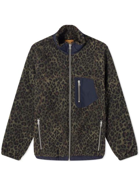 BRAIN DEAD Brain Dead Leopard Revese Sherpa Jacket