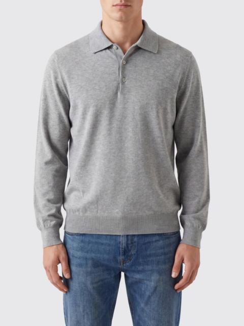 Brunello Cucinelli BRUNELLO CUCINELLI Polo Shirt Men color Blue 1