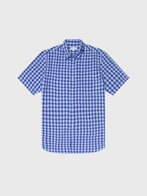 Sunspel Short Sleeve Linen Shirt