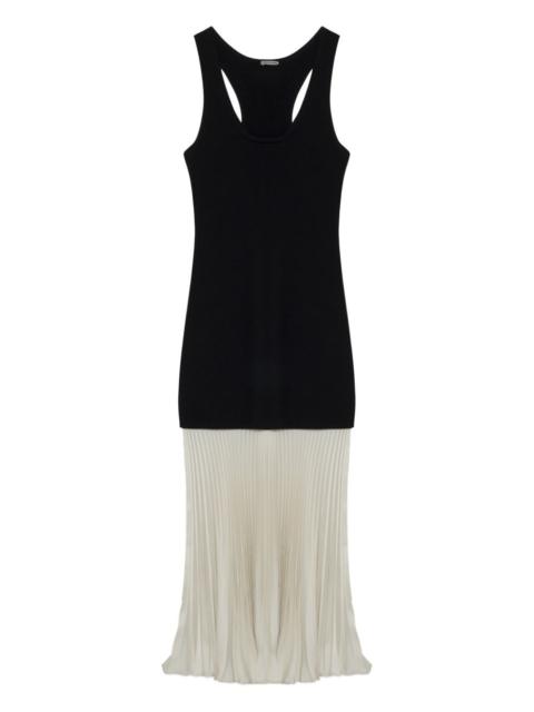 SIMKHAI Zaden pleated midi dress