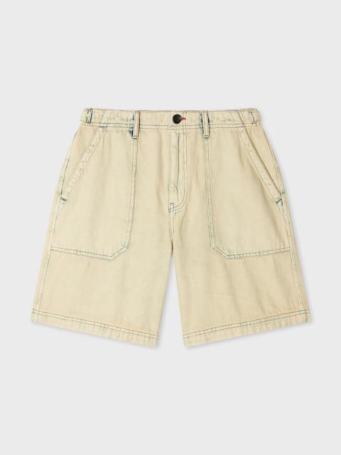 Paul Smith Bleach-Wash Denim Shorts