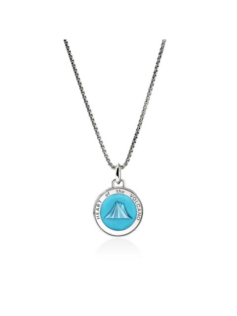 JOHN HARDY Volcano Talisman Necklace, Sterling Silver, Enamel