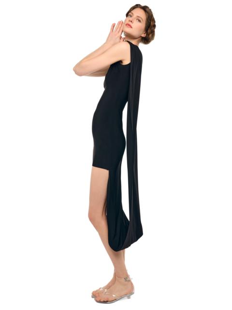 NORMA KAMALI SLEEVELESS XL COCOON MINI DRESS