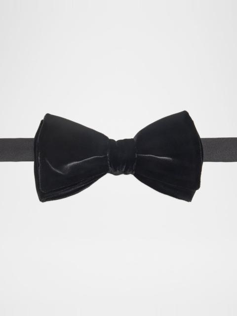 VERSACE Men & apos;s Solid Velvet Bow Tie