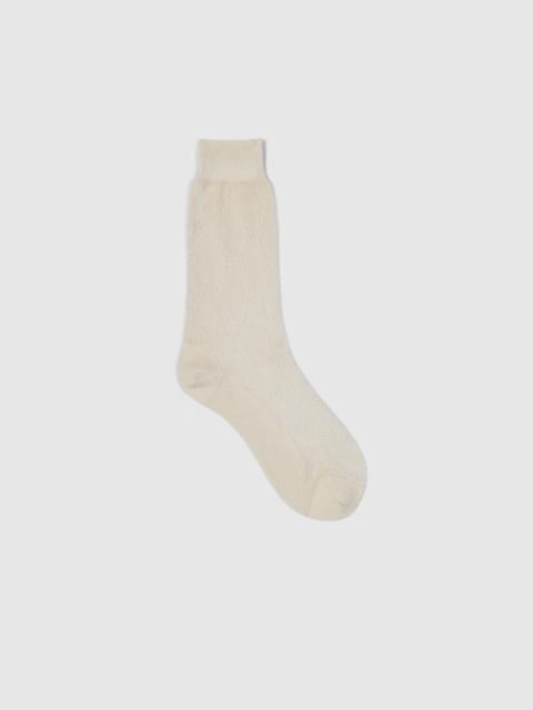 GUCCI GG knit silk cotton socks