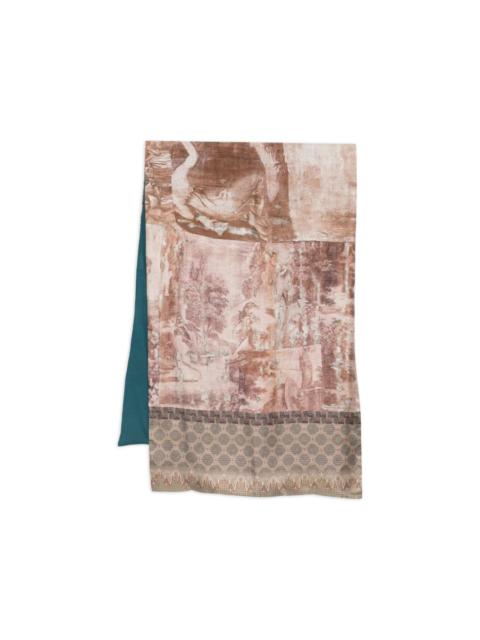 Pierre-Louis Mascia graphic-print scarf