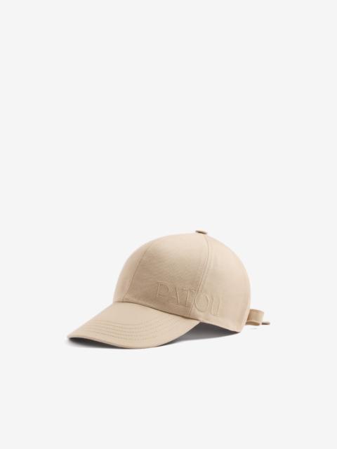 PATOU knot embroidered-logo cap