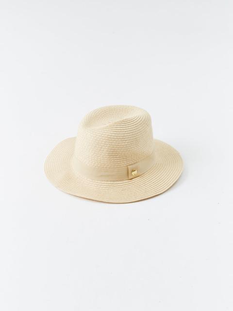 MELISSA ODABASH FEDORA CREAM/BEIGE HAT