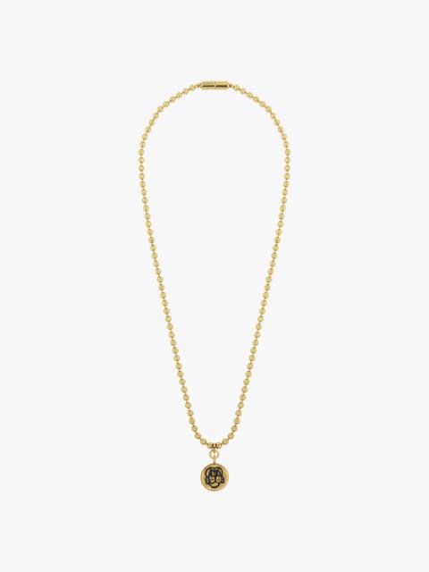 Givenchy DOG TAG EFFECT PENDANT NECKLACE