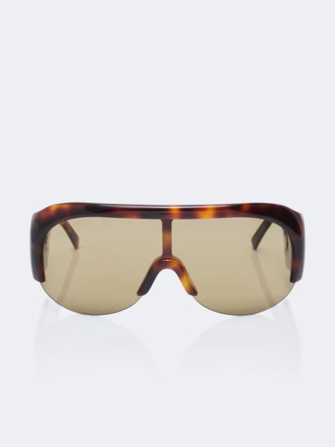 PHOEBE PHILO Half Bombé shield sunglasses