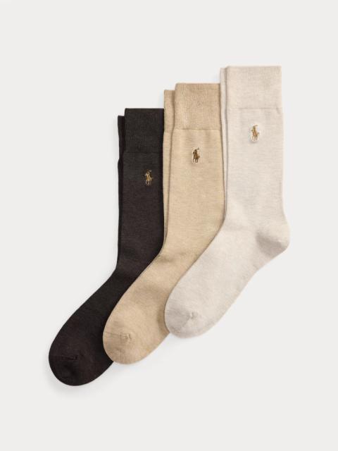 Polo Ralph Lauren Soft Touch Trouser Sock 3-Pack