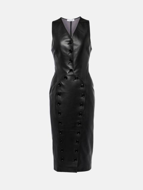 Alaïa Leather midi dress