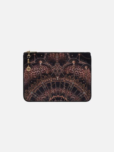CAMILLA SMALL CANVAS CLUTCH MASKED AT MOONLIGHT