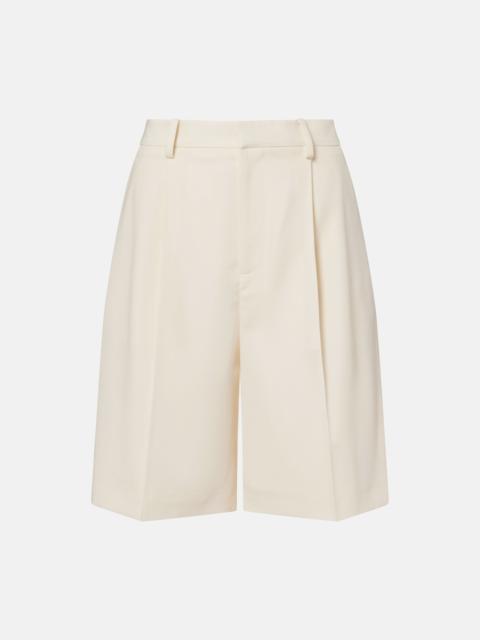 Ralph Lauren Minetta wool gabardine Bermuda shorts