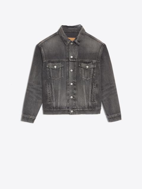 BALENCIAGA Logo Denim Jacket