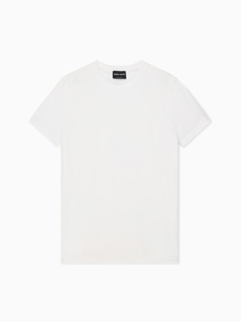 GIORGIO ARMANI Stretch viscose jersey T-shirt