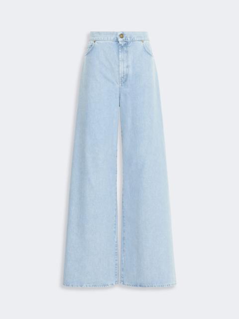 Max Mara AFFARI Wide leg denim jeans - LIGHT BLUE