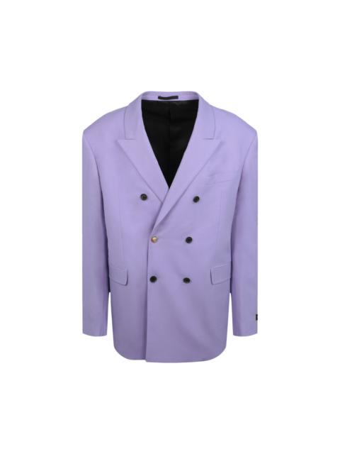 VERSACE Versace Double Breasted Blazer 'Purple'