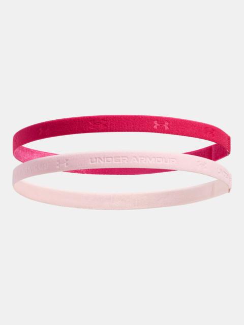 Under Armour Women's UA Adjustable Mini Headbands 2-Pack