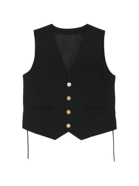 sacai button waistcoat