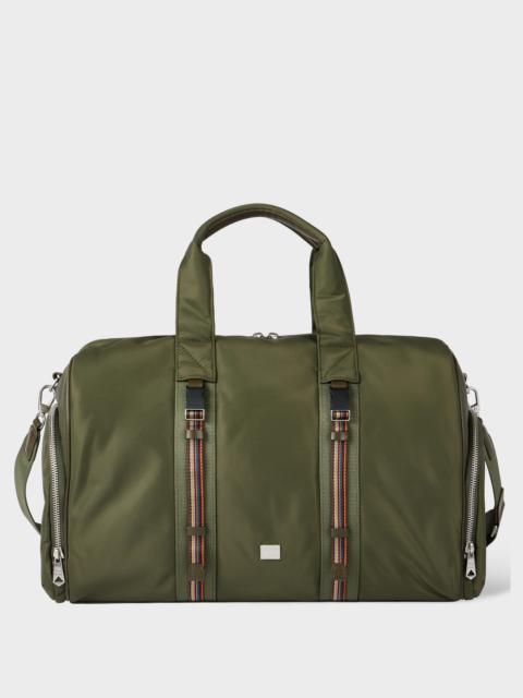 Paul Smith Green Recycled-Nylon Holdall