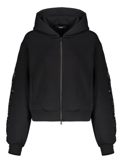 Herno sequin-embellished hoodie