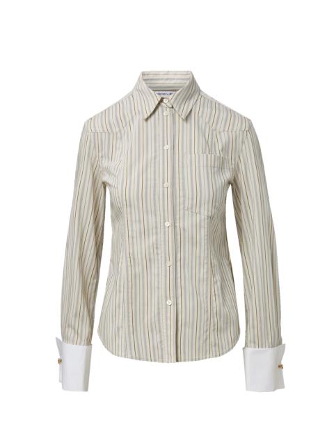 VERONICA BEARD ROURKE BUTTON-DOWN SHIRT