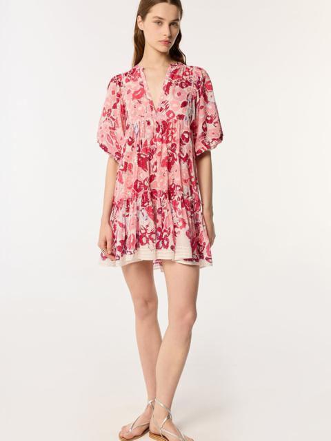 Poupette St Barth Mini Dress Aria - Pink Pencilleo