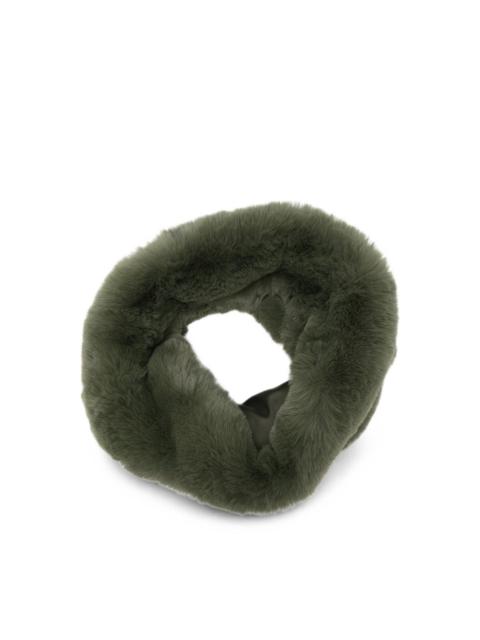 The Frankie Shop Ginevra faux-fur scarf