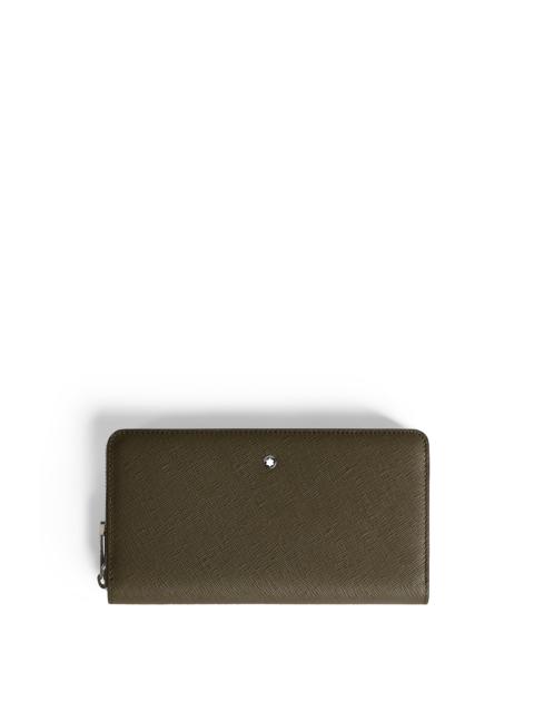 Montblanc CONTINENTAL WALLET 12CC WITH ZIP IN SARTORIAL LEATHER
