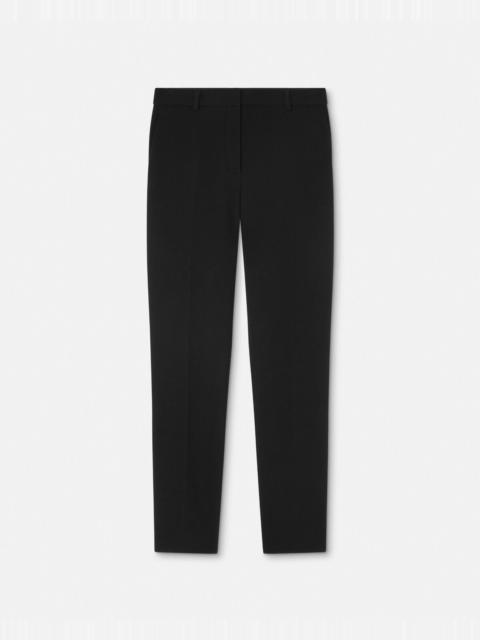 VERSACE Wool-Blend Slim-Fit Pants