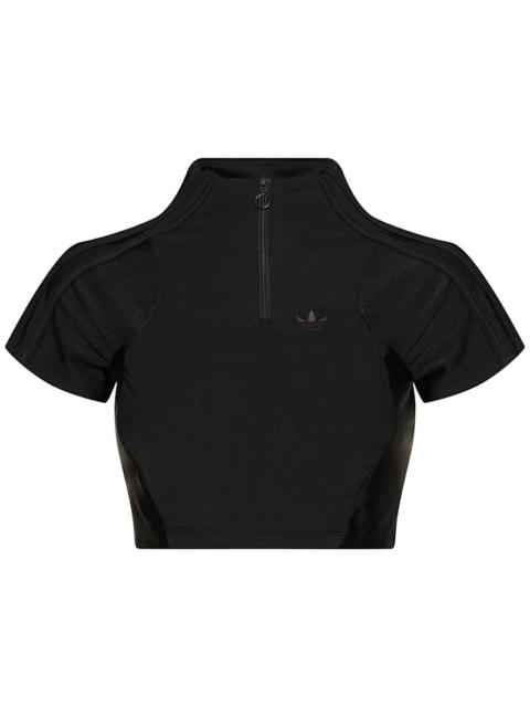 adidas Originals Zip crop top