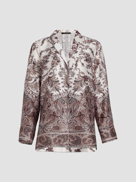 KOBI HALPERIN Women's Naomi Printed Twill Blouse - Natural Multi