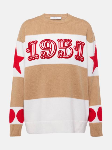 Max Mara Dirce striped wool and cashmere sweater