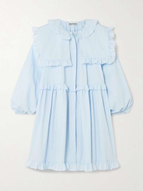 Molly Goddard Lizzie ruffled cotton mini dress