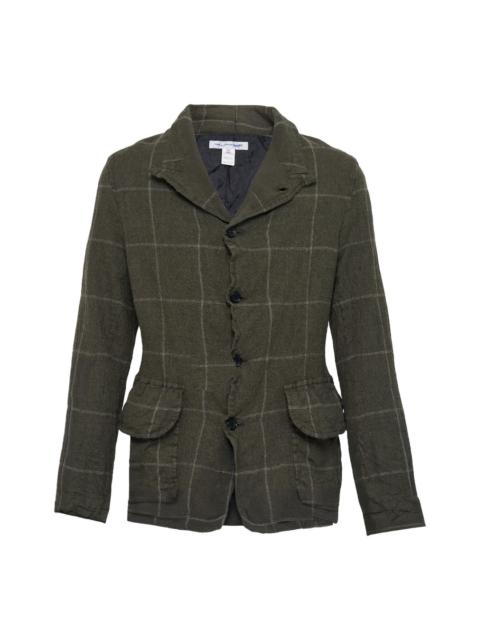 Comme des Garçons SHIRT Wool Windowpane Check Jacket