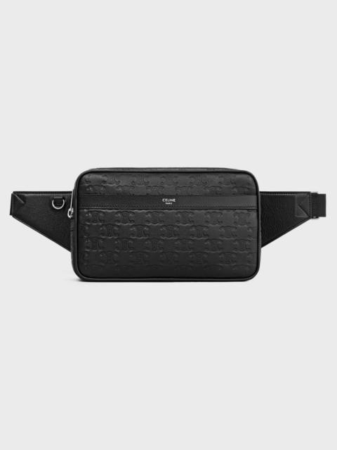 CELINE BELT BAG in Calfskin with triomphe embossed