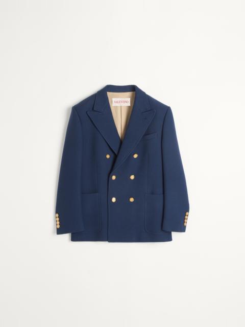 Valentino DOUBLE-BREASTED DOUBLE WOOL JACKET