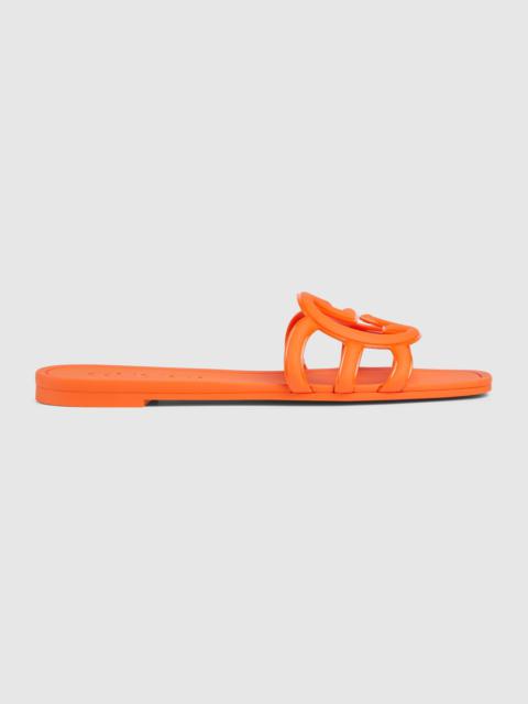 Women's Interlocking G slide sandal