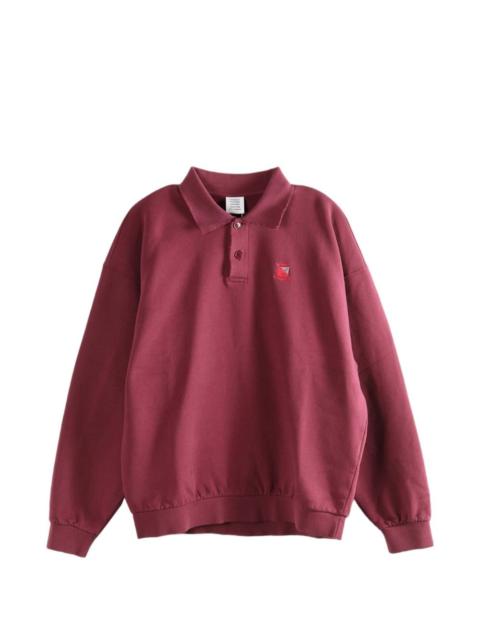 VETEMENTS embroidered polo shirt